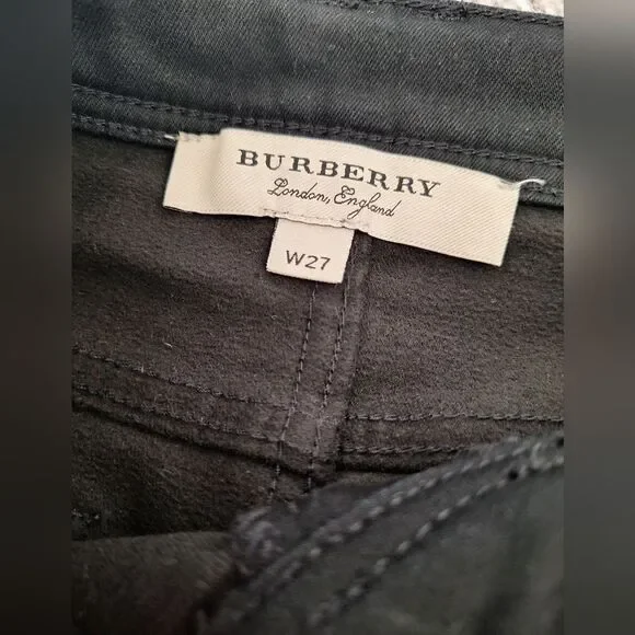 Burberry brit black skinny jeans size 27 - Picture 4 of 12